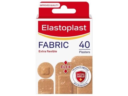 Elastoplast Fabric Plasters (40 Pack) For Sale