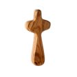 Olive Wood Pocket Holding Cross Fashion