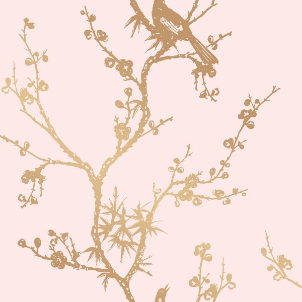 Bird Watching Peel and Stick Wallpaper By Cynthia Rowley For Sale