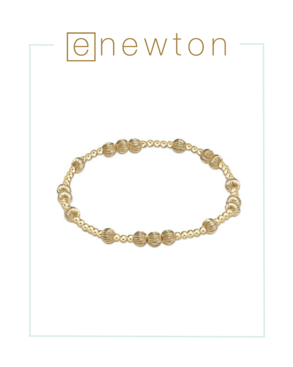 E Newton Hope Unwritten Dignity 5mm Bead Bracelet - Gold Online now