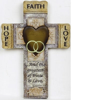 Faith Hope Love Wedding Cross Online Hot Sale