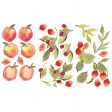 Peach & Berry Medley Removable Wall Decals Supply