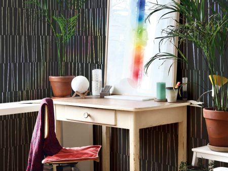 Holographic Shift Peel and Stick Wallpaper by Bobby Berk on Sale