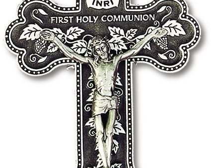 First Holy Communion Crucifix Pewter Discount