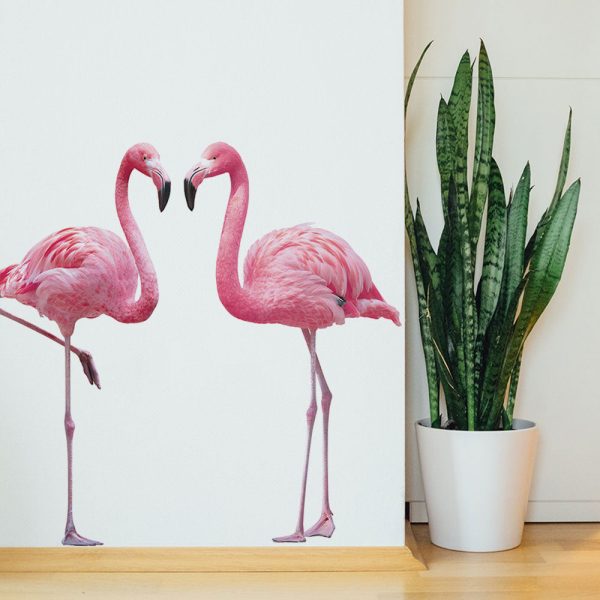 Flamingos Removable Wall Decals Supply