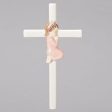 7.5  Praying Girl Porcelain Cross For Discount