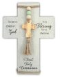 Fabric Wrapped First Communion Cross For Sale