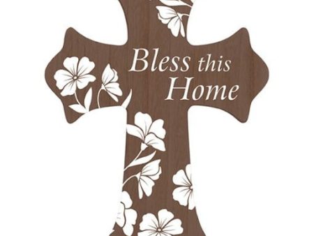 Bless This Home Wall Cross Hot on Sale