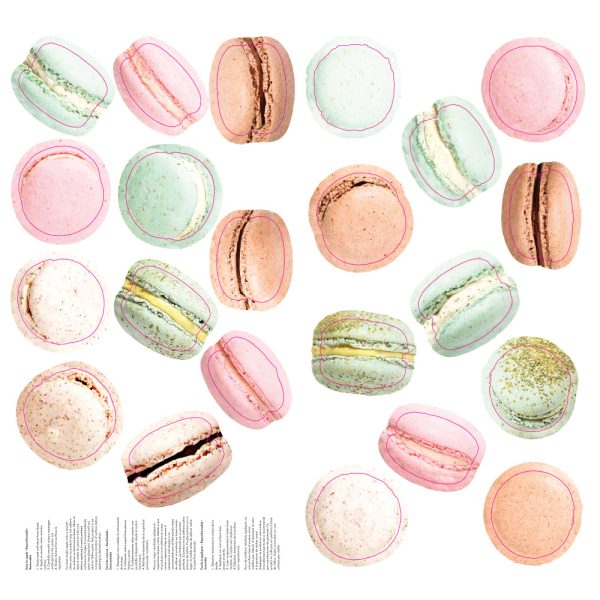 French Macaron Removable Wall Decals For Cheap