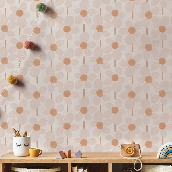 Flower Power Peel and Stick Wallpaper By Novogratz Discount