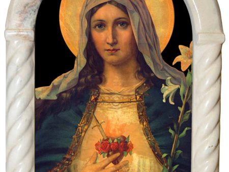 Immaculate Heart of Mary Desk Shrine Hot on Sale