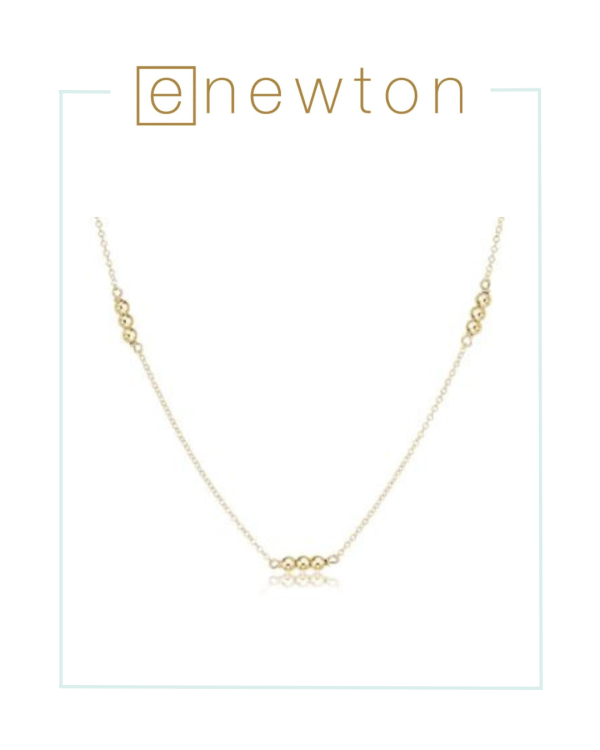 E Newton 15  Choker Joy Simplicity Chain - 3mm Gold For Discount