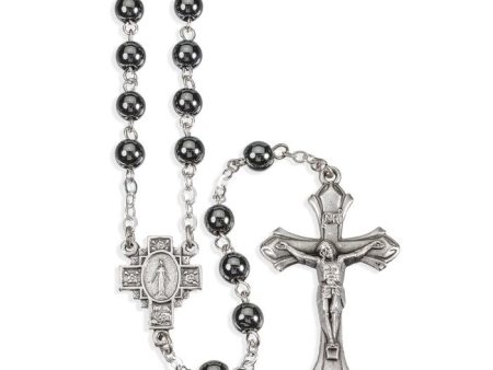 6mm Genuine Hematite Bead Rosary Online Sale