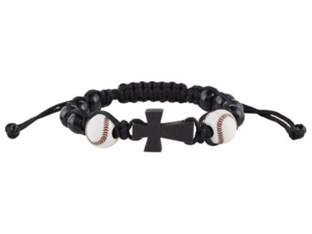 Baseball Sports Rosary Bracelet Online now