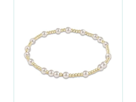 E Newton Hope Unwritten 5mm Bead Bracelet - Pearl Supply