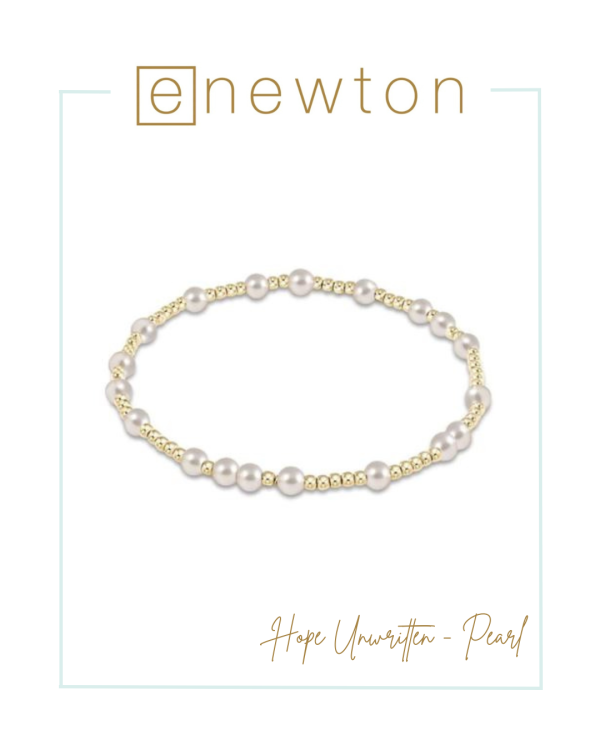 E Newton Hope Unwritten 5mm Bead Bracelet - Pearl Supply