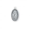 St Michael High Profile SS Small Oval Necklace For Sale