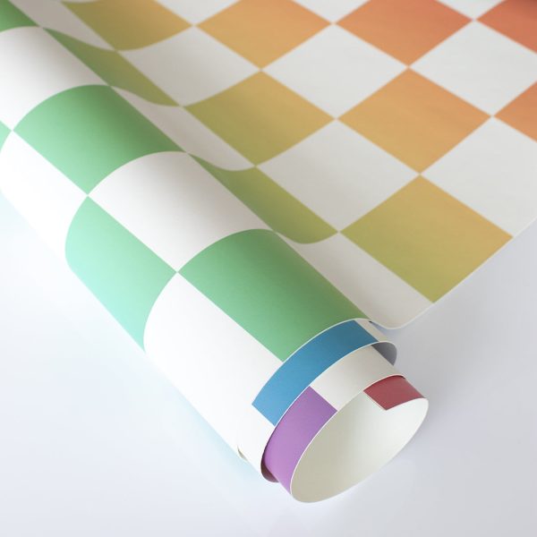 Gradient Checkmate Peel and Stick Wallpaper Online Hot Sale