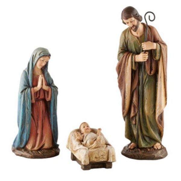 16 Inch 3 Piece Nativity Set For Cheap