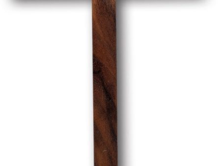 10” Walnut Wall Cross Fashion