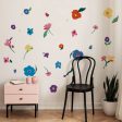 Abstract Flower Removable Wall Decals Fashion