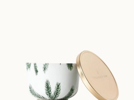 Thymes Frasier Fir Candle Tin with Gold Lid Online now