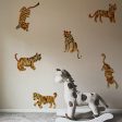 Watercolor Tiger Removable Wall Decals For Cheap