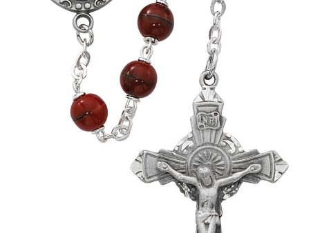 OLO Perpetual Help Red Bead Rosary Cheap