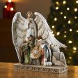 Nativity with Angel Figurine Online Sale