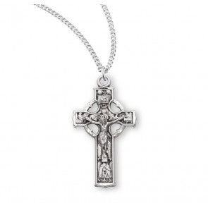 Small SS Celtic Crucifix Necklace Supply