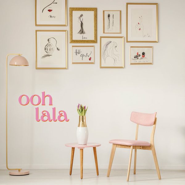 Ooh Lala Removable Wall Decal For Discount