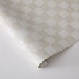 Classic Check Textured Peel and Stick Wallpaper by Jeremiah Brent Online