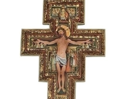 10.75” Ornate San Damiano Crucifix Supply