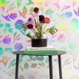 Holla-Graphic Floral Peel and Stick Wallpaper by She She Cheap