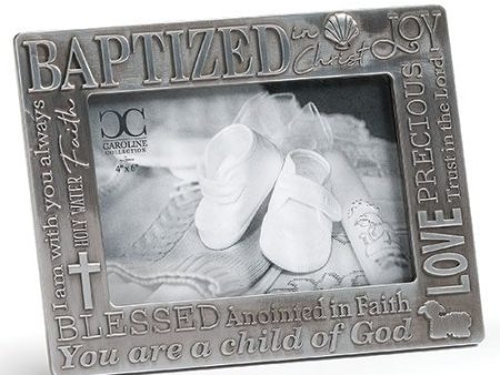 Baptism Word Frame Hot on Sale