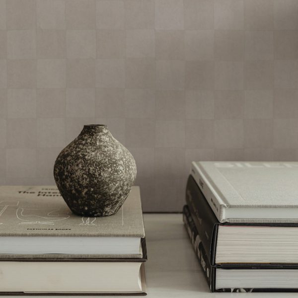 Classic Check Textured Peel and Stick Wallpaper by Jeremiah Brent Online