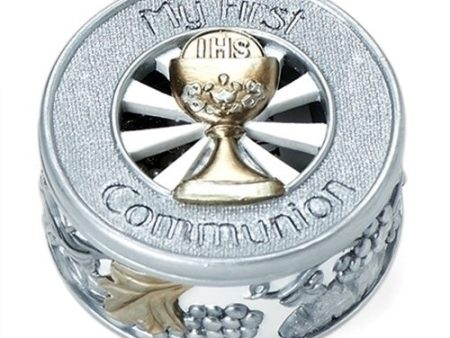 Silver and Gold My First Communion Keepsake Box on Sale