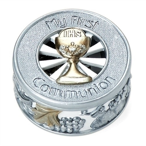 Silver and Gold My First Communion Keepsake Box on Sale