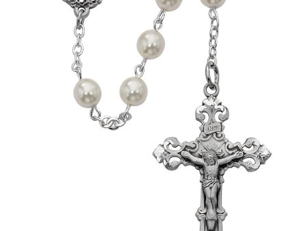 6MM Pearl Rosary Online Sale