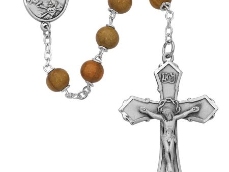 7mm Olive Wood Round Rosary Sale