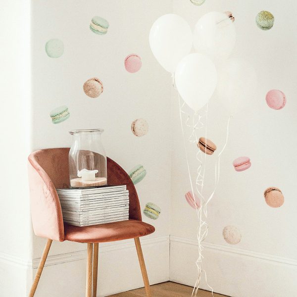 French Macaron Removable Wall Decals For Cheap