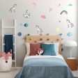 Rainbows & Unicorns Removable Wall Decals For Cheap