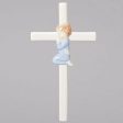 7.5  Praying Boy Porcelain Cross Cheap