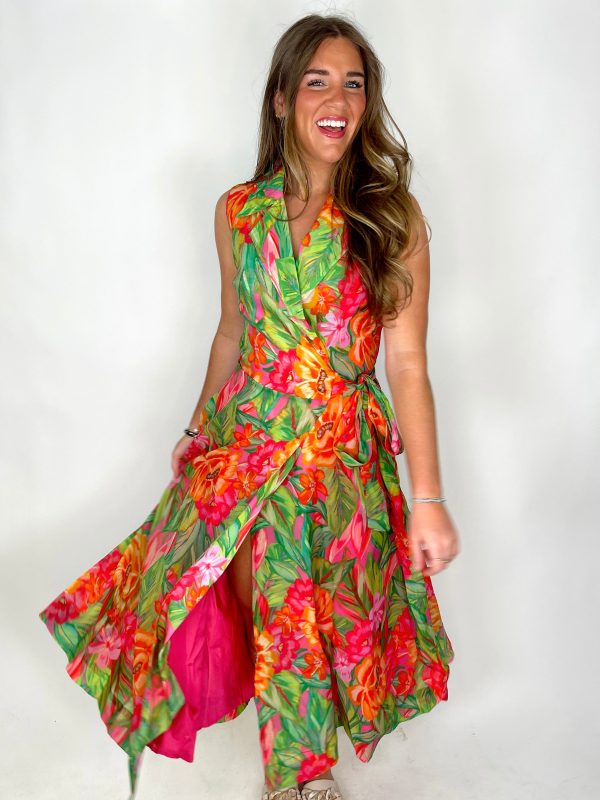 Palm Springs Midi Dress Hot on Sale