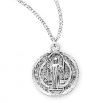 St Benedict SS Medium Round Necklace Cheap