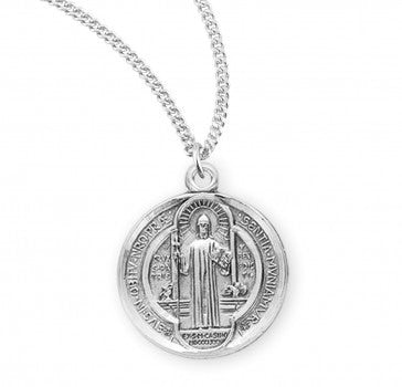 St Benedict SS Medium Round Necklace Cheap