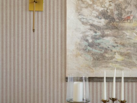 Charles Street Stripe Textured Peel and Stick Wallpaper by Jeremiah Brent For Cheap