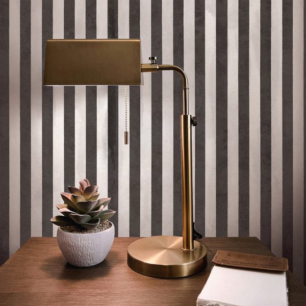 Timeless Ticking Peel and Stick Wallpaper by Jeremiah Brent For Sale