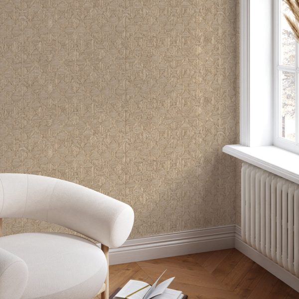 Hoffmann Faux Sisal Textured Peel and Stick Wallpaper by Jeremiah Brent Hot on Sale