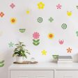 Retro Floral Removable Wall Decals For Cheap